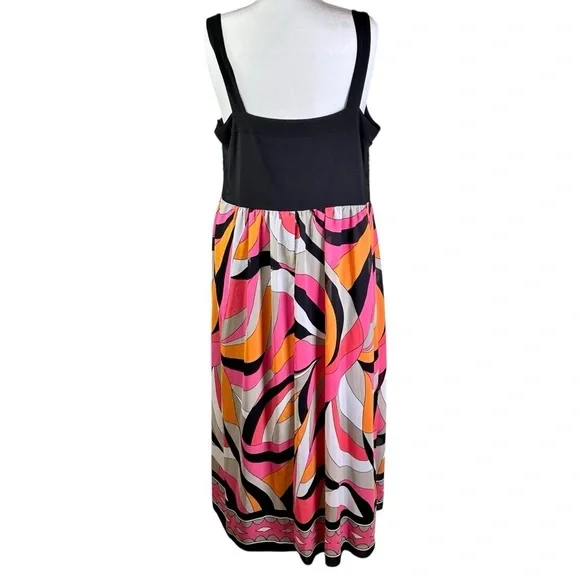 Signature by Robbie Bee V-Neck Sleeveless Sundress Plus Size 24W - Picture 6 of 12